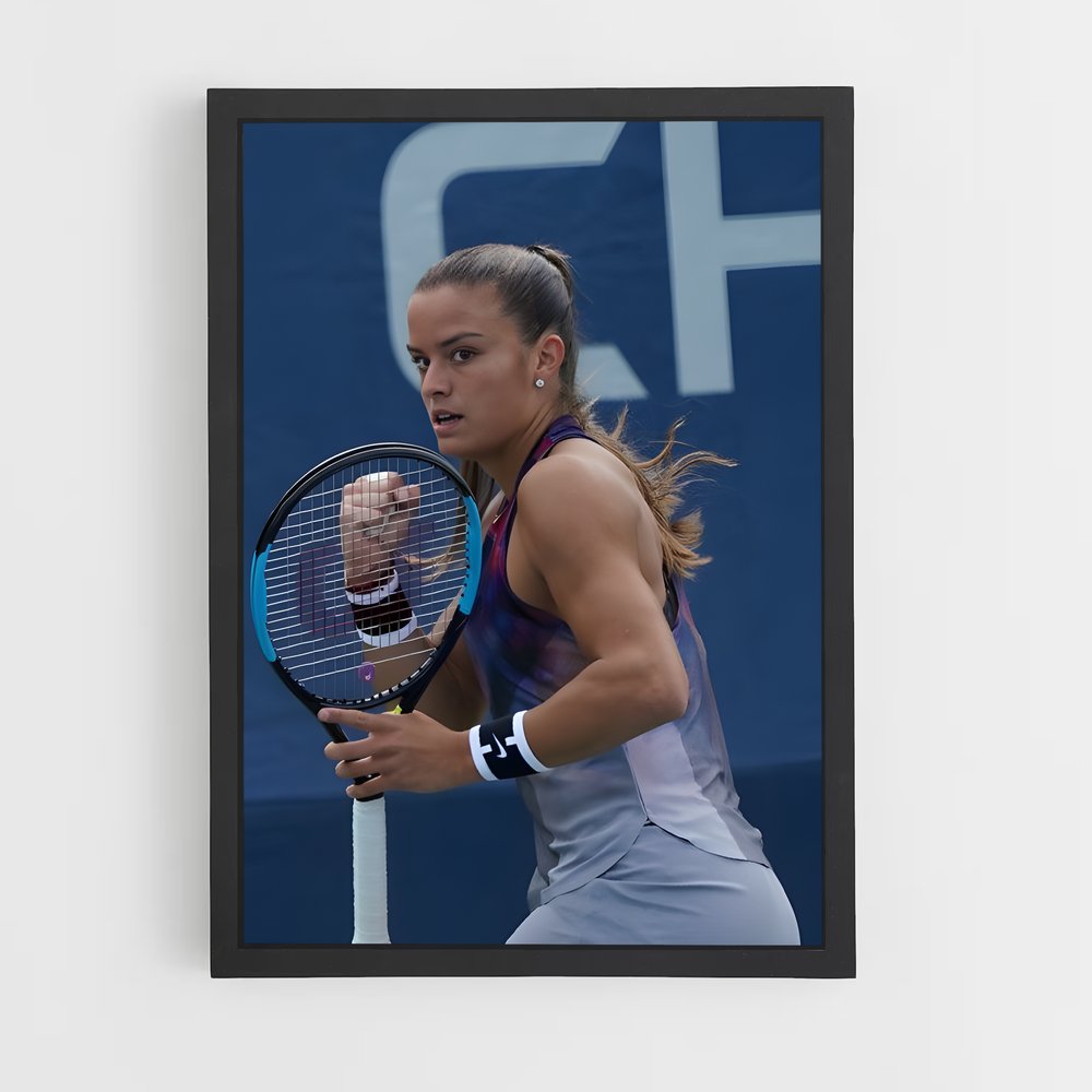 Poster Tennis en Violet (vue 2)